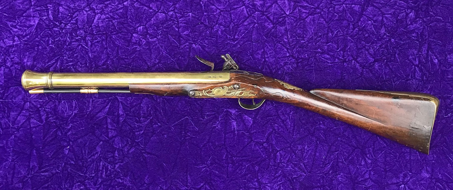 Bonhams : A Brass-Barrelled Flintlock Blunderbuss Of Service Type